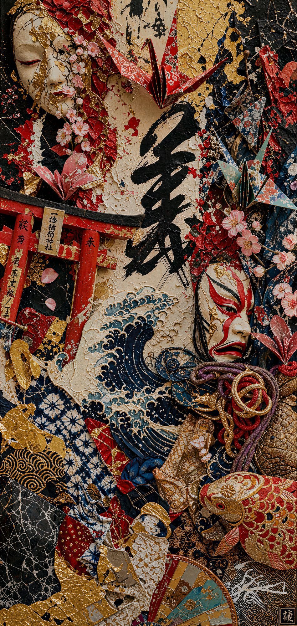 Sakura Gecesi — özel üretim kimono