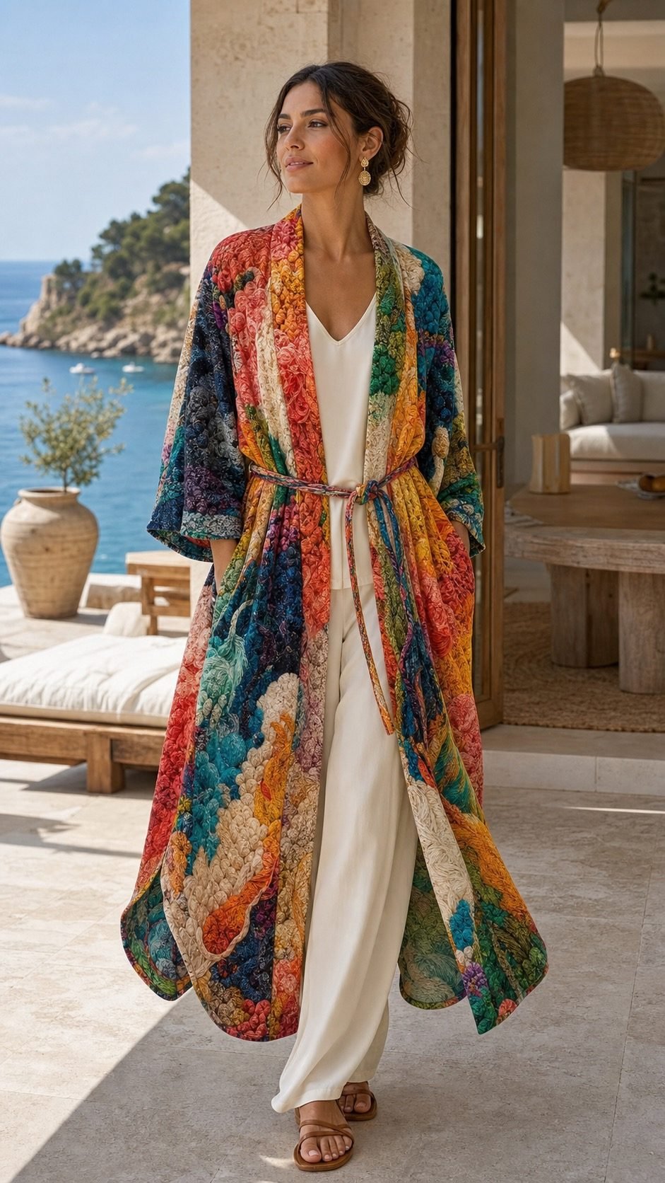 Mercan Bahçesi — el yapımı kimono, Atölye RA